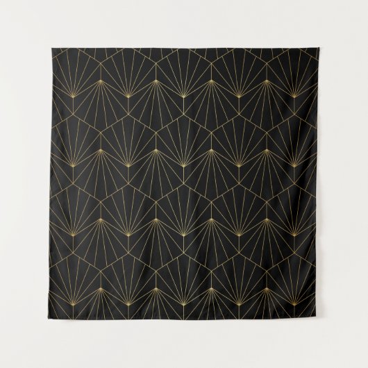 Moderner Diamant, Art Deco Design Wandteppich (Vorderseite)