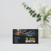 Moderner DJ Music Producer DJs Signer Songwriter Visitenkarte (Stehend Vorderseite)