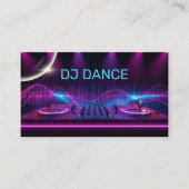 Moderner DJ Visitenkarte (Vorderseite)