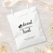 Moderner Donut Verlasse ohne Leckerei Hochzeit Geschenktütchen (Ausgeschnitten)