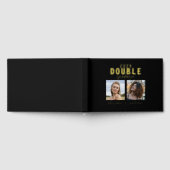 Moderner Doppel-Abschluss Gästebuch (Voll)