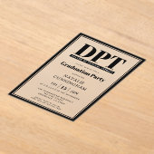 Moderner DPT Arzt für Physikalische Therapie Absch Acryleinladungen (Ablage )