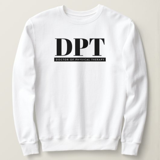 Moderner DPT Arzt für Physikalische Therapie Sweatshirt (Design vorne)