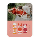 Moderner Drehbuchglauben hoffen Liebe Foto Urlaubs Magnet (Vertikal)