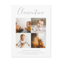 Moderner Drehbuchname Multi Foto Polka Punkt