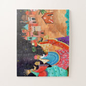 Moderner Dreikönigstag Puzzle (Vertikal)