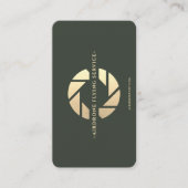 Moderner Drohnenpilot - Grünes Gold Visitenkarte (Vorderseite)