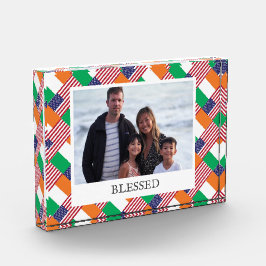 Moderner DUAL IRISH AMERICAN Foto Block