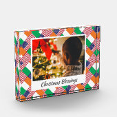 Moderner DUAL IRISH AMERIKA Weihnachtskeepake Fotoblock (Links)