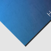 Moderner dunkelblauer Farbverlauf und minimaler be Seidenpapier (Ausschnitt)