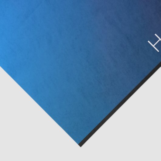 Moderner dunkelblauer Farbverlauf und minimaler be Seidenpapier (Ausschnitt)