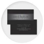 Moderner dunkelgrauer Gradient Name oder Firmennam