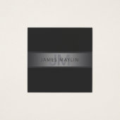 Moderner dunkelgrauer Gradient Name oder Firmennam (Vorderseite)