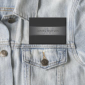 Moderner dunkelgrauer Gradient Name oder Firmennam Button (Insitu)