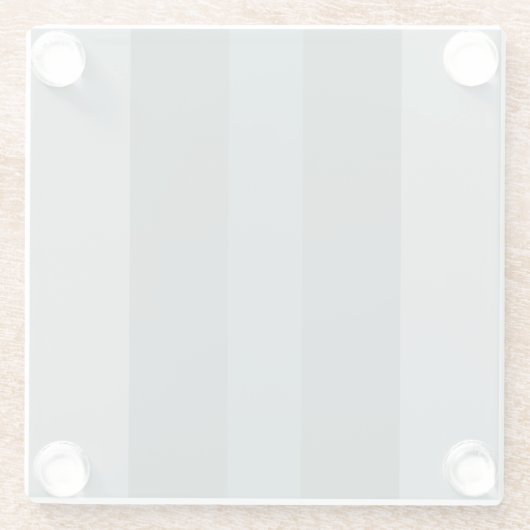 Moderner dunkelgrüner Farbblock Glasuntersetzer (Rückseite)