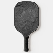 Moderner dunkler Granitstein Pickleball Schläger (Rückseite)