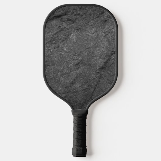 Moderner dunkler Granitstein Pickleball Schläger (Rückseite)