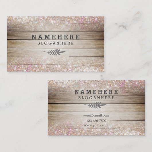 Moderner dunkler Kaffee-hölzerne Visitenkarte (Vorne/Hinten)