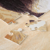 moderner durchgebrannter WaliserCorgi Puzzle (Seite)