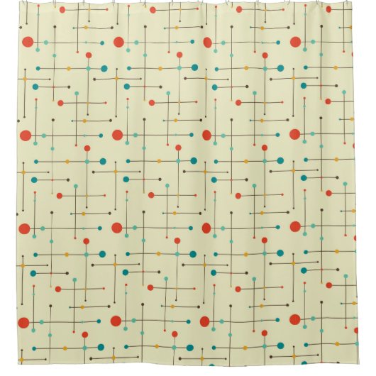 Moderner Duschvorhang aus dem Mittelalter (Vorderseite)