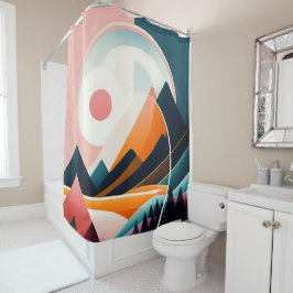 Moderner Duschvorhang aus dem Mittelalter