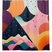 Moderner Duschvorhang aus dem Mittelalter (Vorderseite)