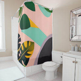 Moderner Duschvorhang aus dem Mittelalter - Aufzug