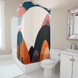 Moderner Duschvorhang aus dem Mittelalter - Aufzug