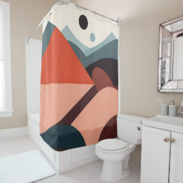 Moderner Duschvorhang aus dem Mittelalter - Aufzug