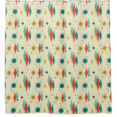 Moderner Duschvorhang aus dem Mittelalter, Diamant (Vorderseite)