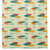 Moderner Duschvorhang aus dem Mittelalter, Muster (Vorderseite)