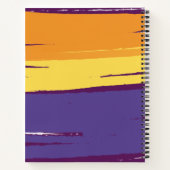 Moderner, dynamischer, benutzerdefinierter Text Notizblock (Rückseite)