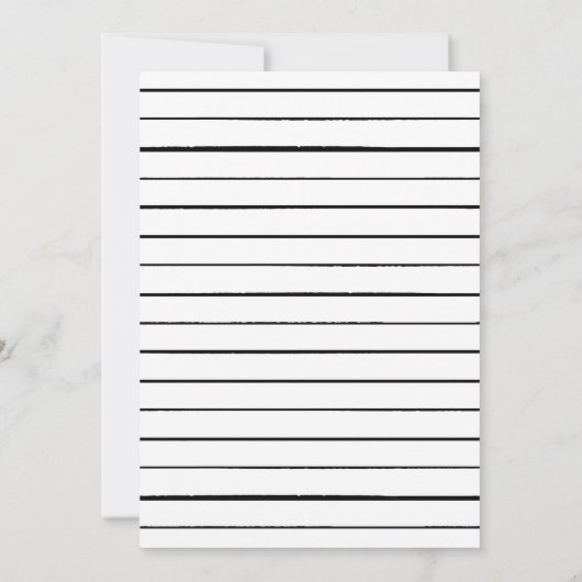 Moderner Edge White 2 Foto Abschluss Ankündigung (Rückseite)