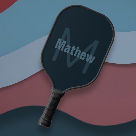 Moderner editierbarer Name Pickleball Schläger