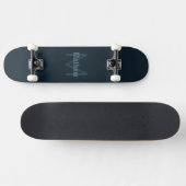 Moderner editierbarer Name Skateboard (Horizontal)