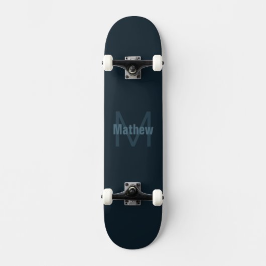 Moderner editierbarer Name Skateboard (Vorderseite)