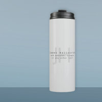 Moderner editierbarer Name & Slogan | Grauer Gradi