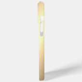 Moderner edler Gold-Metallischer mit Monogramm Nam Case-Mate iPhone Hülle (Rückseite / Links)