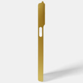 Moderner edler Gold-Metallischer mit Monogramm Nam Case-Mate iPhone Hülle (Rückseite / Rechts)