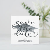 Moderner einfacher Abschluss Save the Date (Stehend Vorderseite)