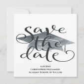 Moderner einfacher Abschluss Save the Date (Vorderseite)
