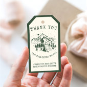 Moderner einfacher Camping Weekend Junggeselinnen- Geschenkanhänger