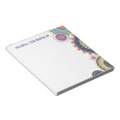 Moderner einfacher Chic Stilvoll Mandala Style Notizblock (angewinkelt)