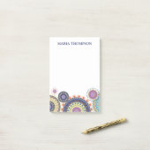 Moderner einfacher Chic Stilvoll Minimalistisch Post-it Klebezettel (Auf Schreibtisch)