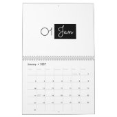 Moderner Einfacher Eleganter 2026 Kalender (Jan 2027)