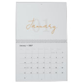 Moderner einfacher eleganter Kalender 2026 (Jan 2027)