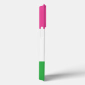 Moderner einfacher Farbblock rosa und grün mit Bow Case-Mate iPhone Hülle (Rückseite / Rechts)