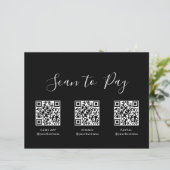 Moderner einfacher formaler QR-Scan zur Zahlung vo (Stehend Vorderseite)