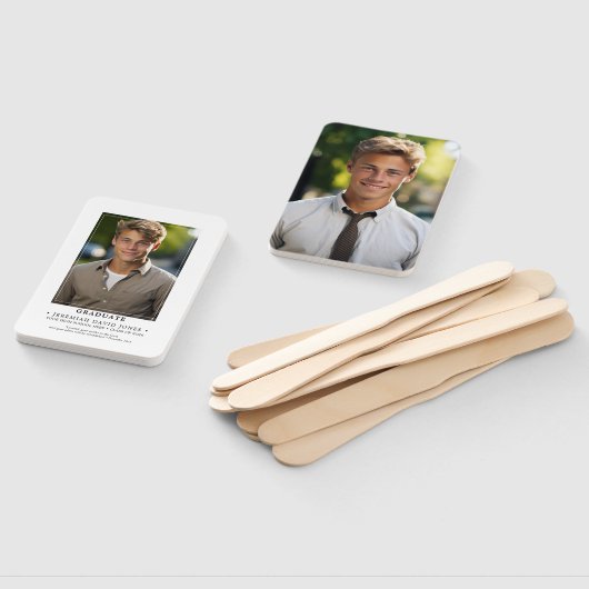 Moderner einfacher Foto Abschluss Fächer (Non-assembled)