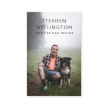 Moderner, einfacher Foto Sitzer Dog Trainer